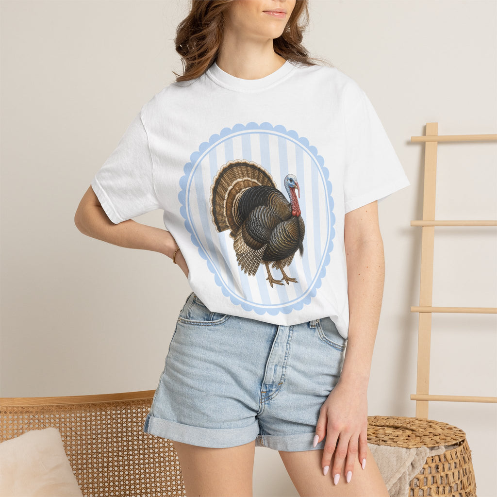 Thanksgiving Turkey T-Shirt — Vintage Realistic Turkey Graphic Tee