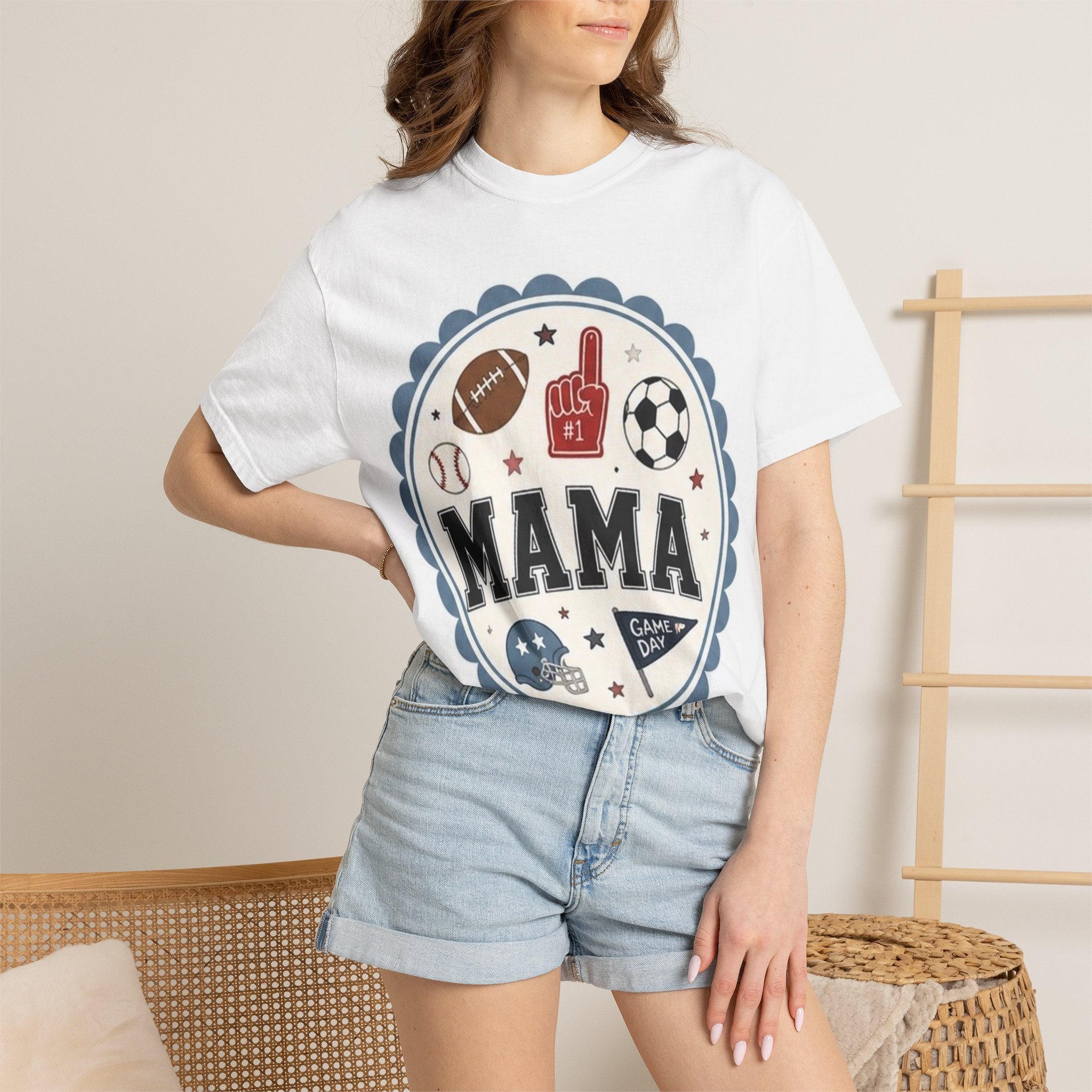 Mama Game Day T-Shirt — Sports Mom Graphic Tee