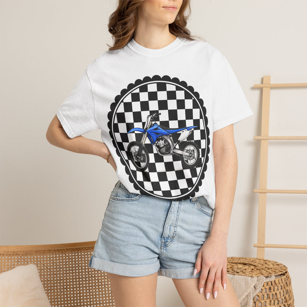 Dirt Bike Checkerboard T-Shirt
