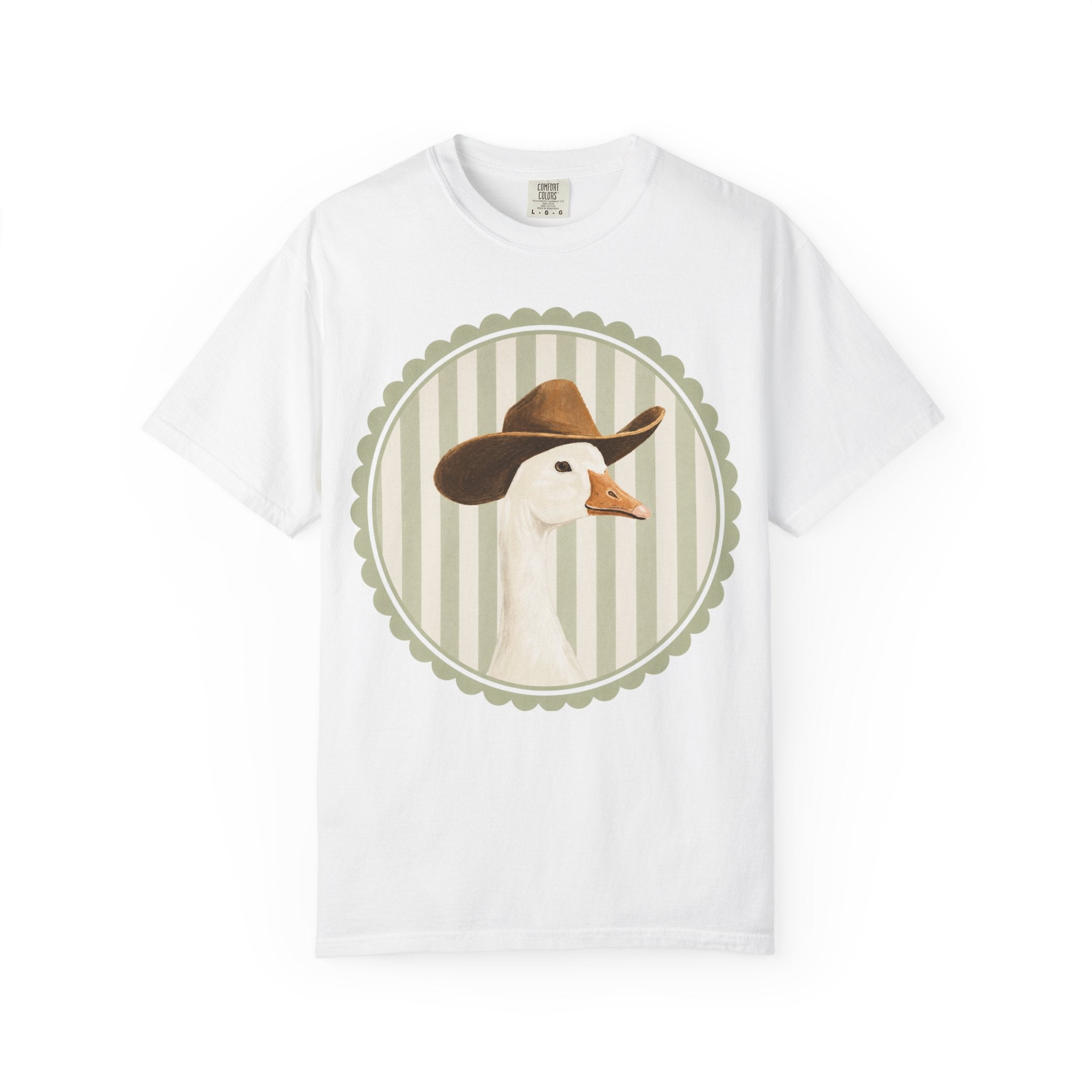 Cowboy Goose T-Shirt — Vintage Farm Animal Graphic Tee