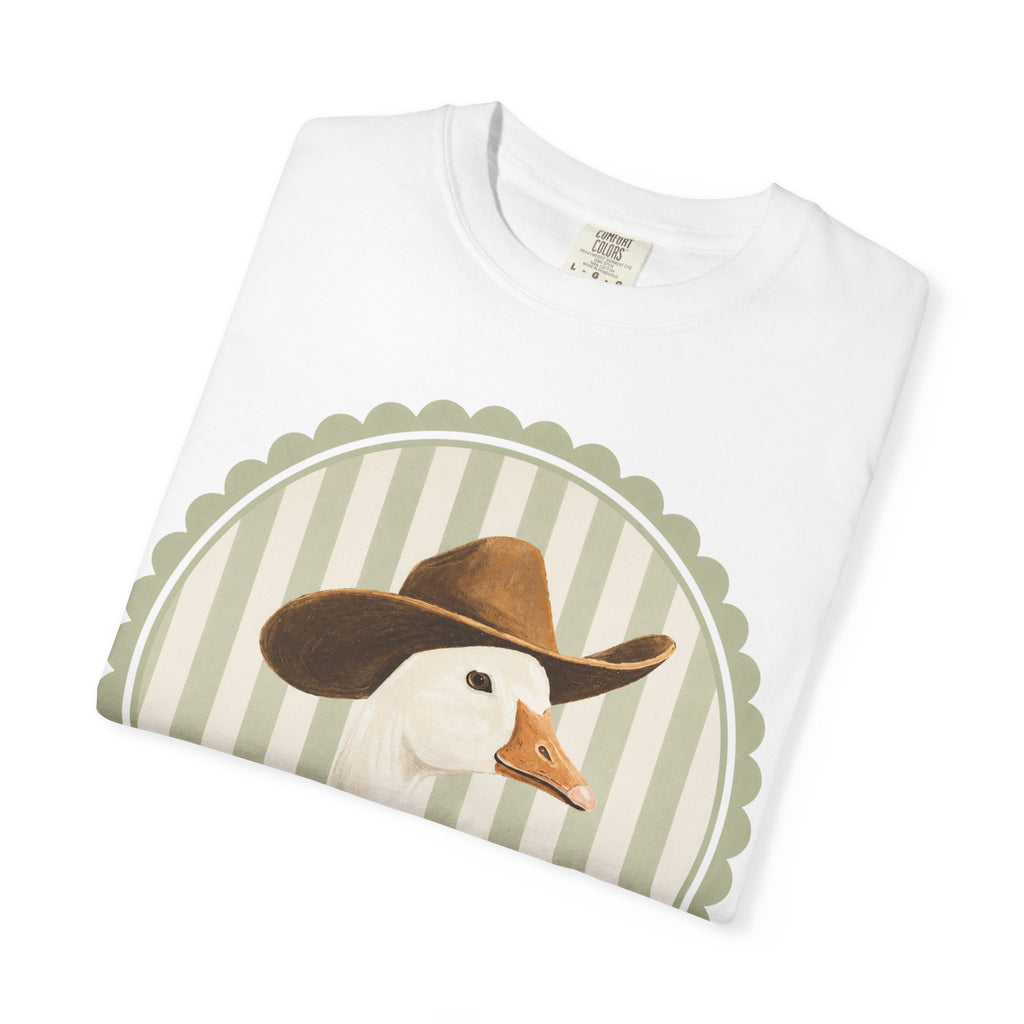 Cowboy Goose T-Shirt — Vintage Farm Animal Graphic Tee
