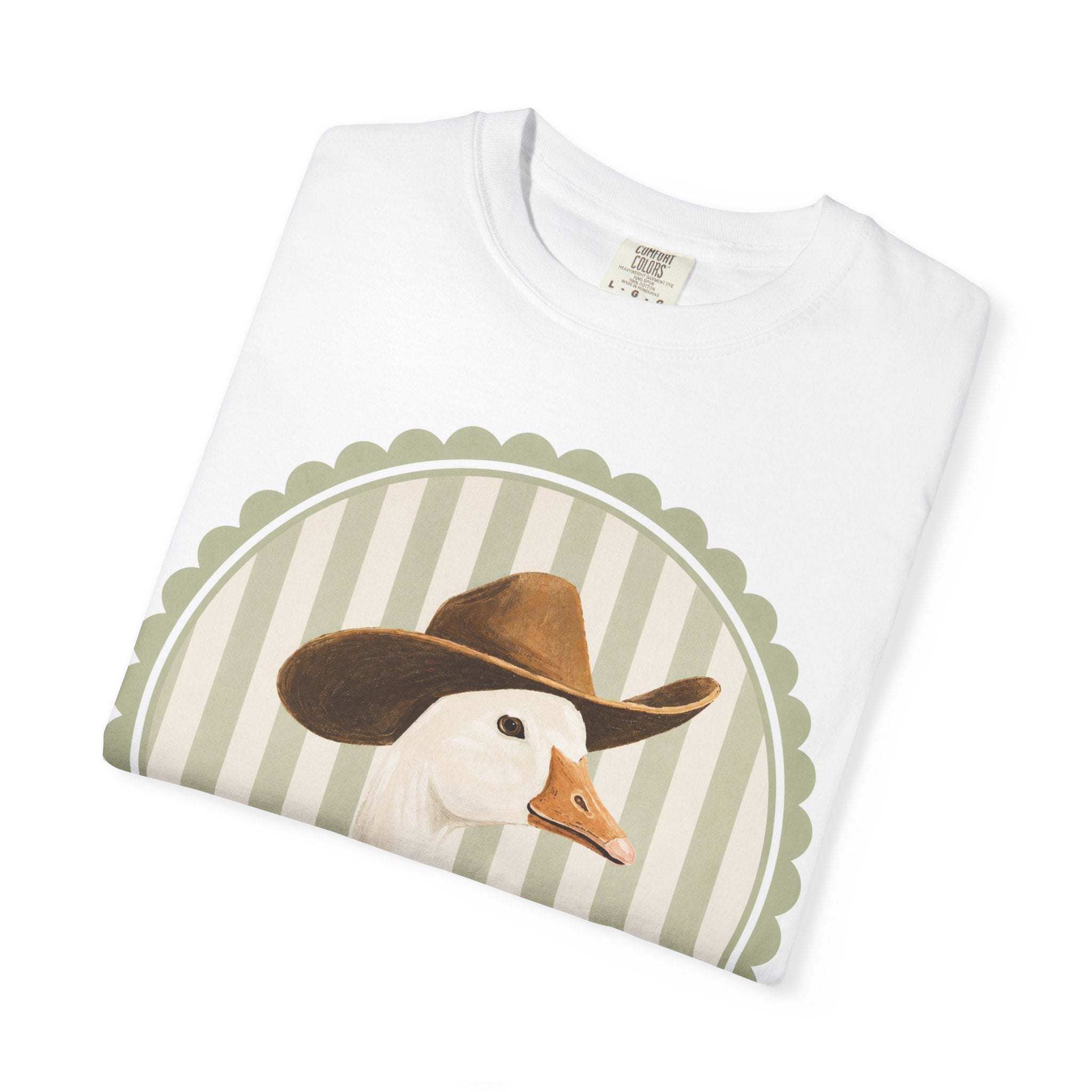 Cowboy Goose T-Shirt — Vintage Farm Animal Graphic Tee