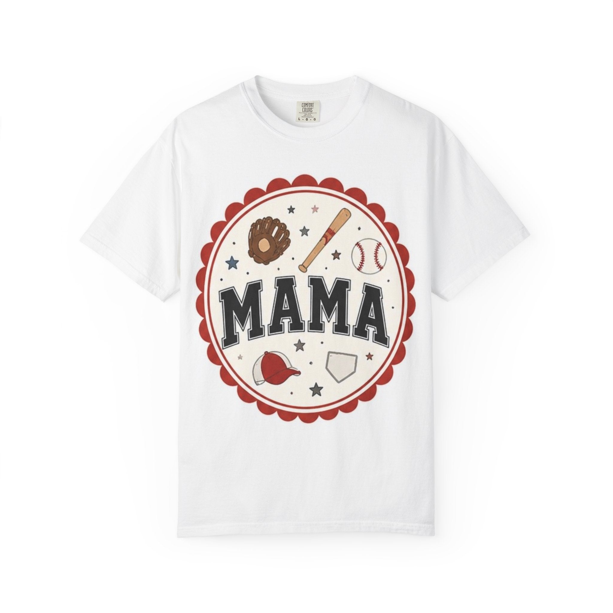 Mama Baseball T-Shirt — Retro Mom Softball Mom Tee