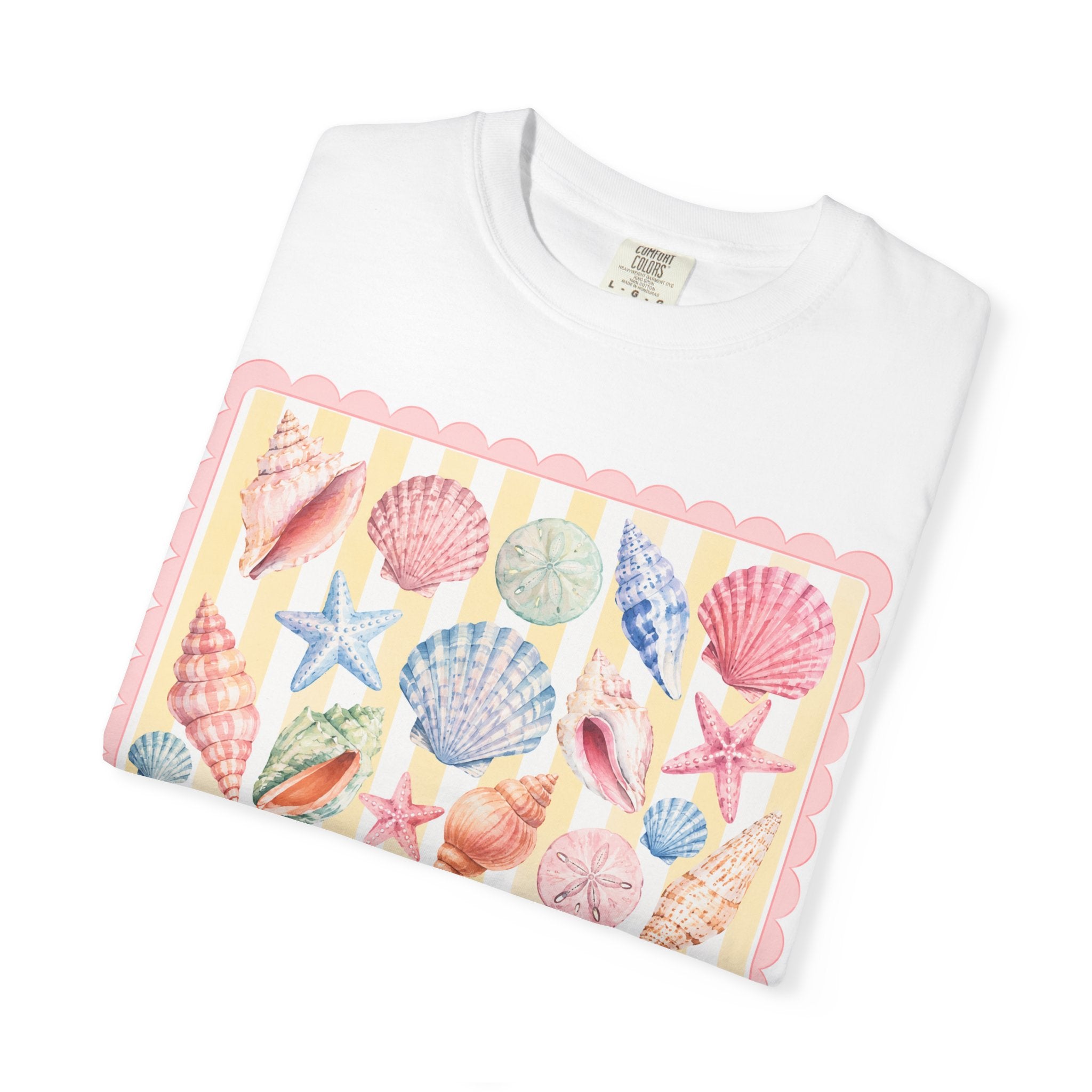 Seashell Watercolor Tee – Pastel Beach Shells T-Shirt