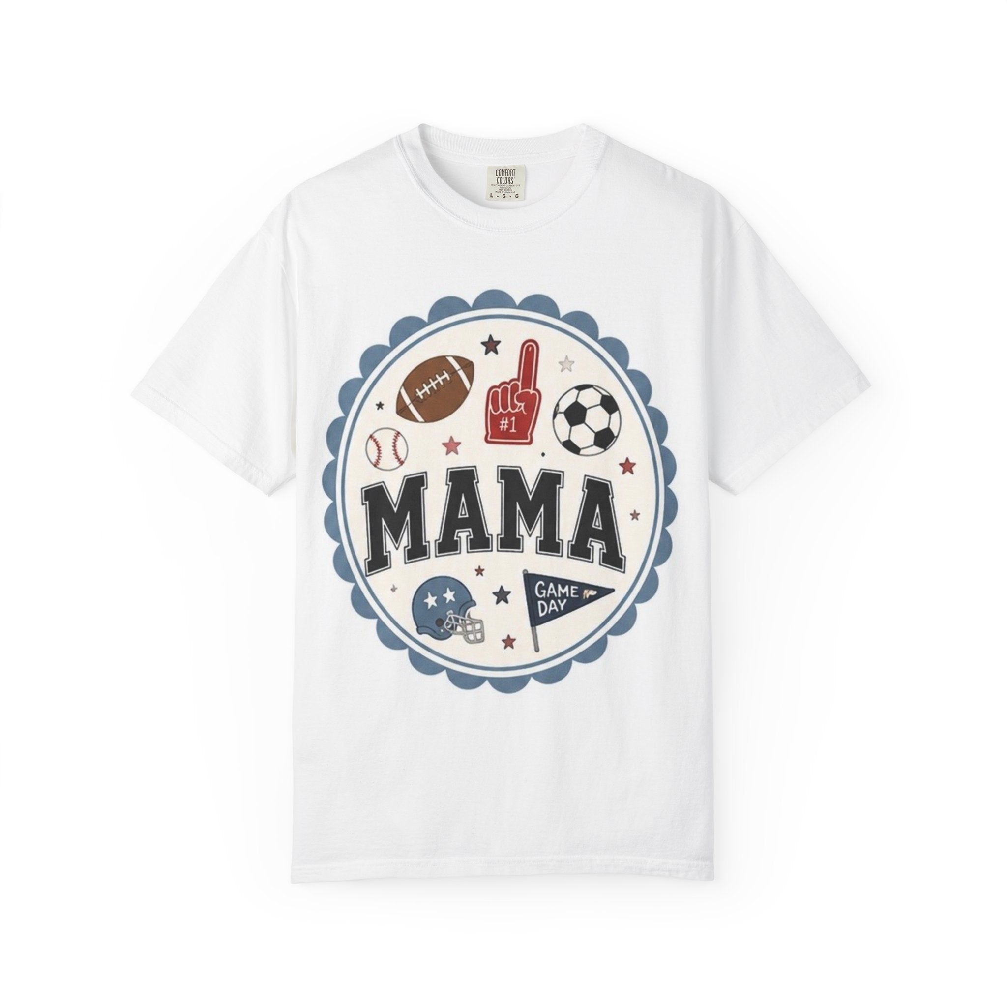 Mama Game Day T-Shirt — Sports Mom Graphic Tee