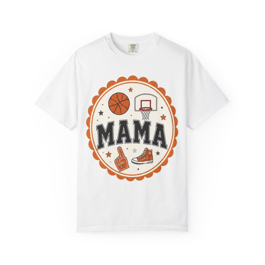Mama Basketball T-Shirt — Retro Mom Basketball Tee