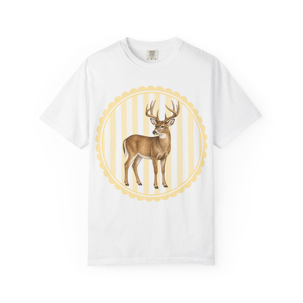 Whitetail Buck Graphic T-Shirt — Rustic Deer Nature Tee