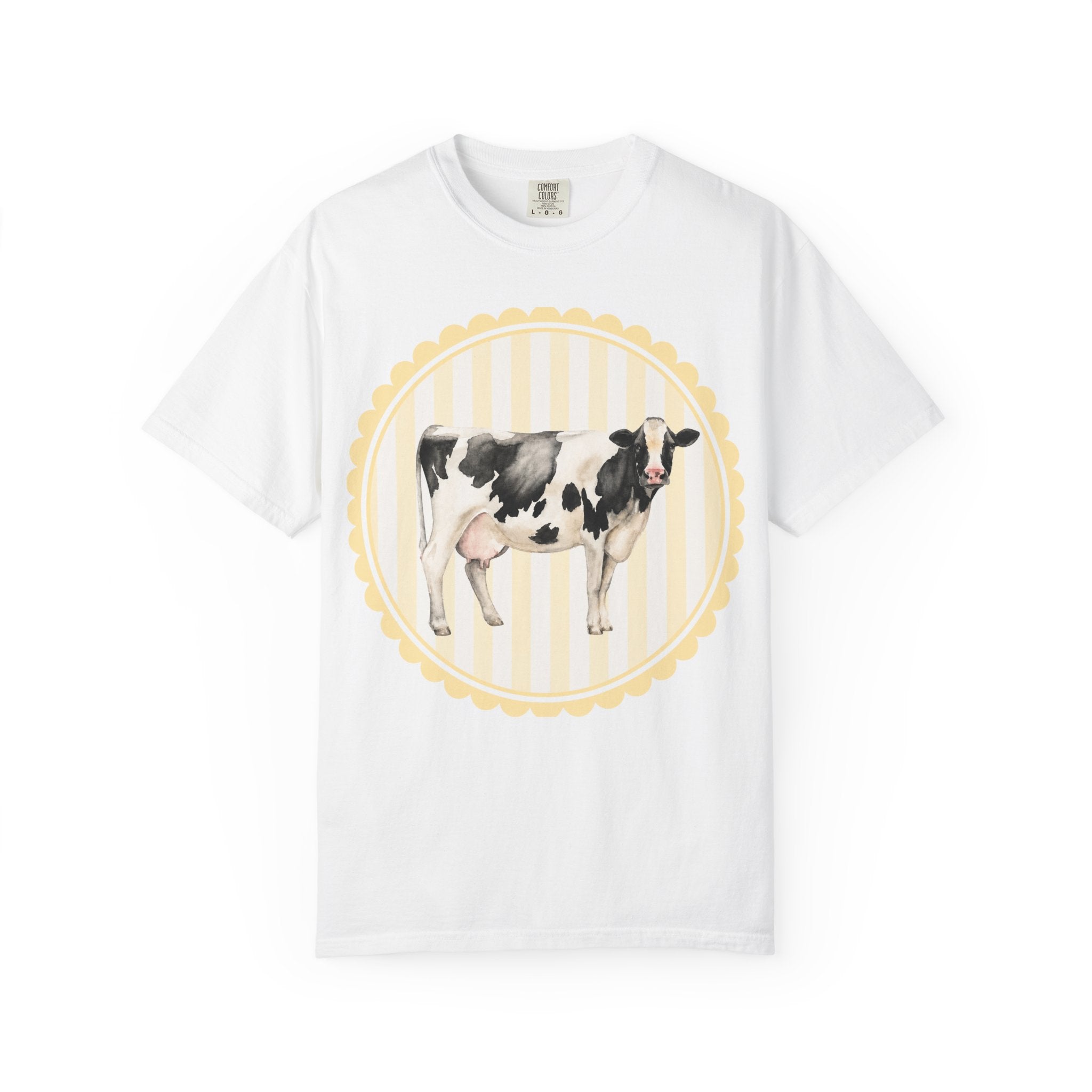 Cow Graphic T-Shirt — Vintage Farmhouse Dairy Design